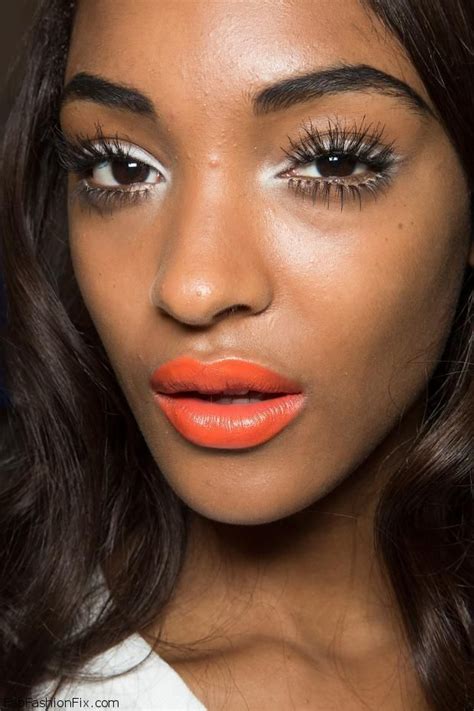 Orange Lip Makeup Look 